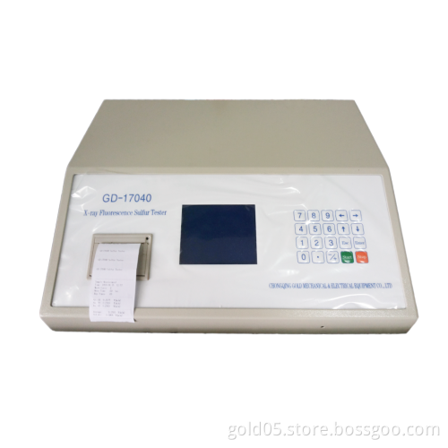 GD-17040 X-ray Fluorescence Sulfur Oil Analyzer Of Petroleum Product sulfur content
